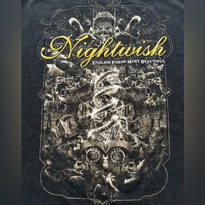 Night wish tour shirt 2014 Y2K animal designs